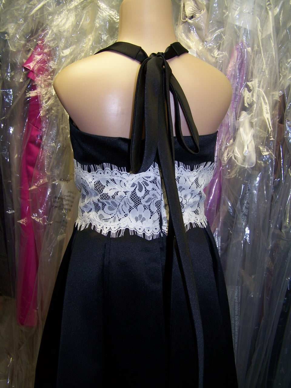 Dessy 4007...Flower Girl / Special Occasion Dress....Black...Sz 4