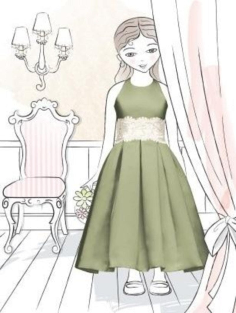 Dessy 4007...Flower Girl / Special Occasion Dress....Black...Sz 4