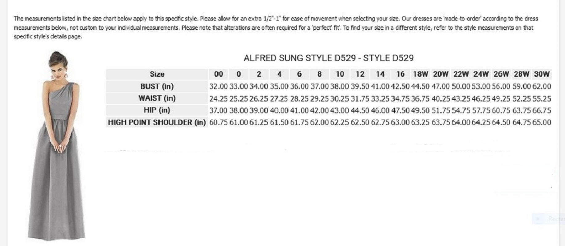 Alfred Sung 529...Full Length, One shoulder Dress...Sangria....Size 2