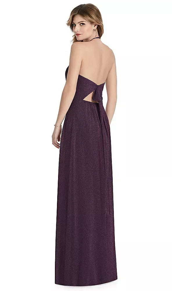 After Six 1515....Special occasion, Halter, Chiffon Dress...Blush...Size 6.