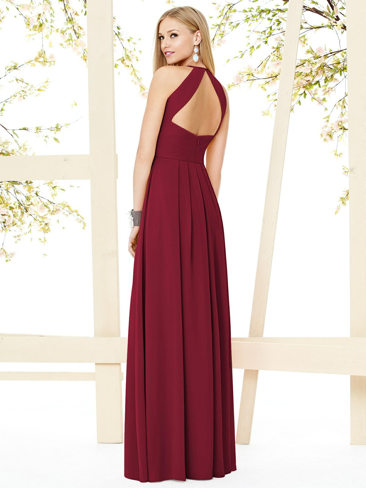 Dessy 8151....Formal / Mother of Bride Dress ....Burgundy.....Size 0