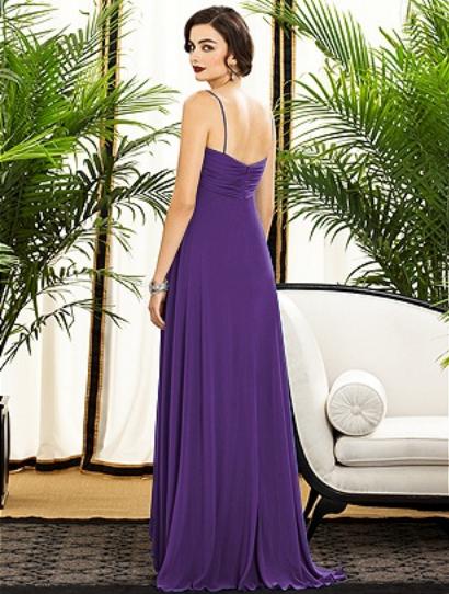 Dessy 2883..Special Occasion, Full Length, Chiffon Dress...Majestic..Sz 0