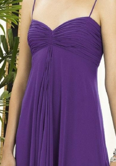 Dessy 2883..Special Occasion, Full Length, Chiffon Dress...Majestic..Sz 0