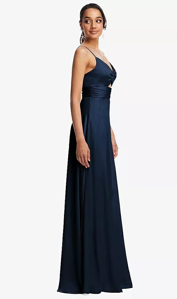 Thread TH117.....Triangle Cutout Bodice Maxi Dress....Midnight....Size 8