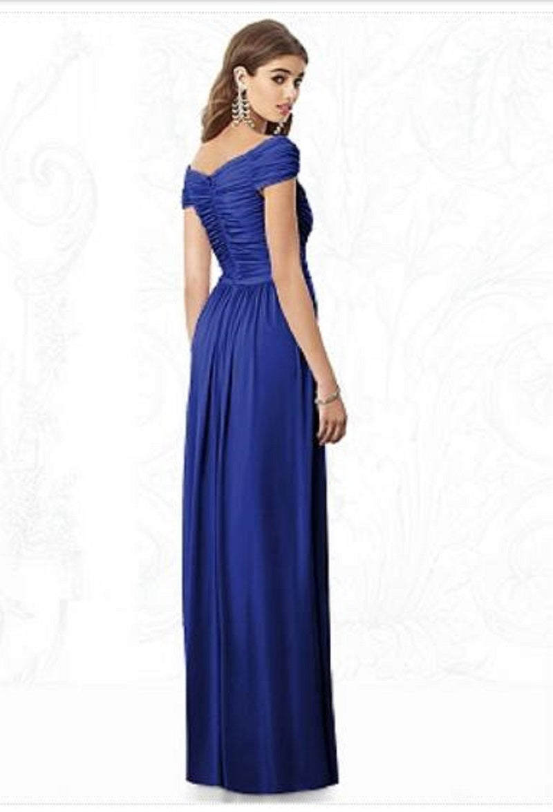After Six 6697....Full Length / Special Occasion Dress...Sapphire...Size 4...NWT