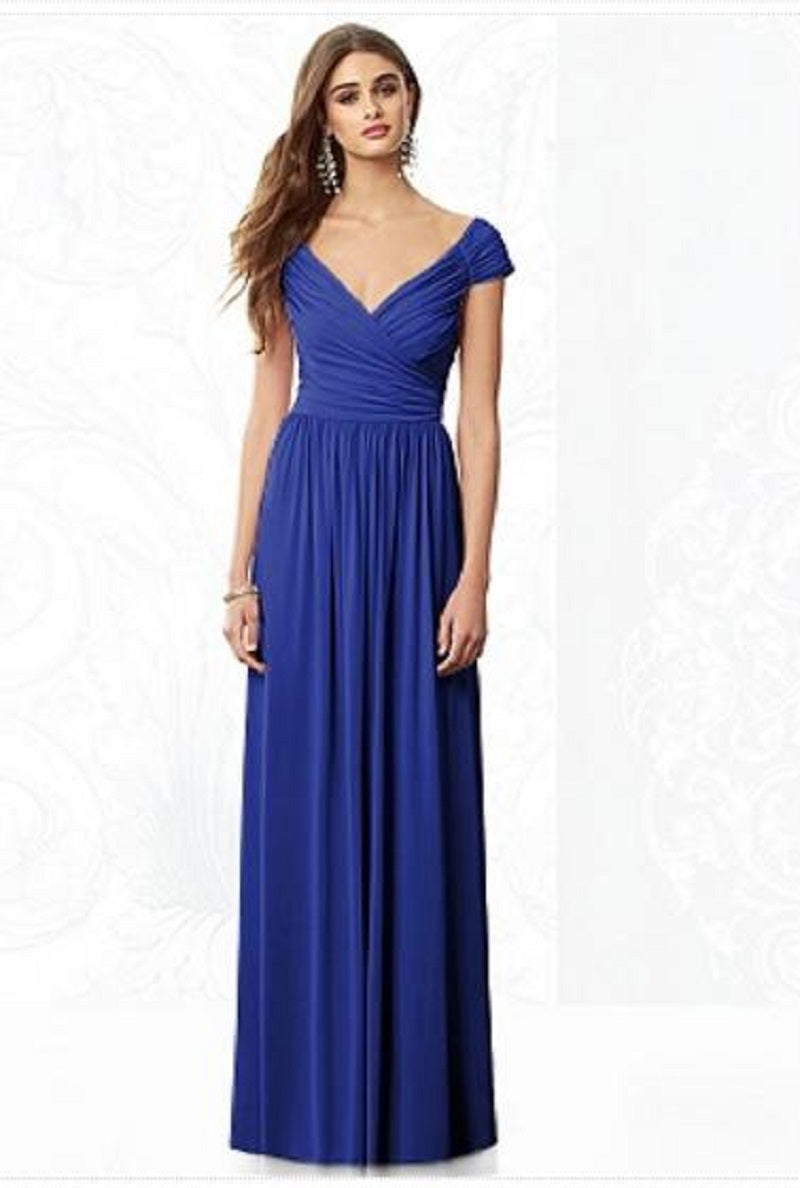 After Six 6697....Full Length / Special Occasion Dress...Sapphire...Size 4...NWT