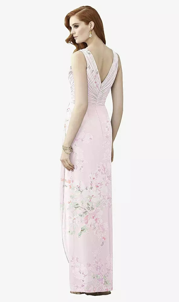 Thread TH030..Sleeveless Draped Faux Wrap Maxi Dress..Watercolor Print..Size 00