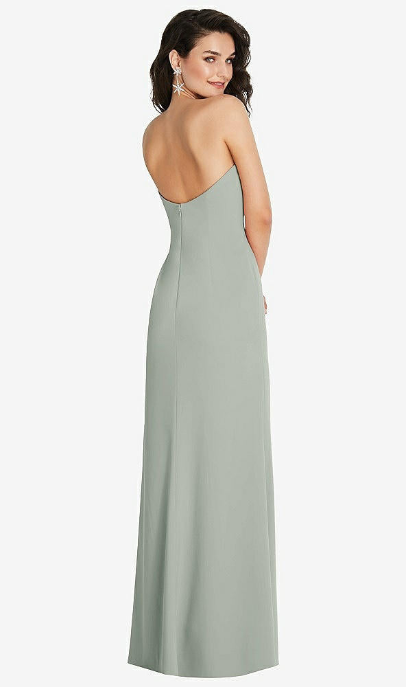 Thread TH089..Strapless Scoop Back Maxi Dress with Front Slit..Willow..Size XXS