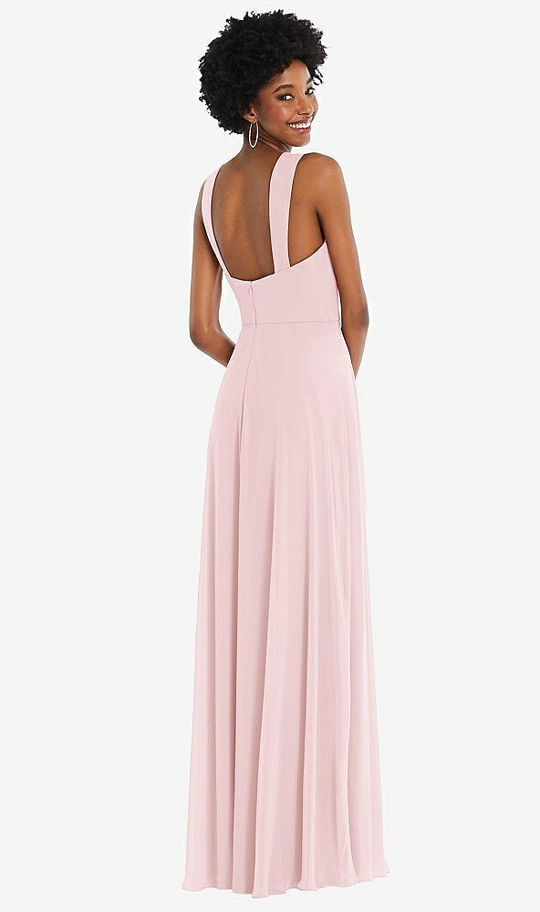 After Six 1558..Contoured Wide Strap Sweetheart Maxi Dress...Pink..Sz 12 LONG