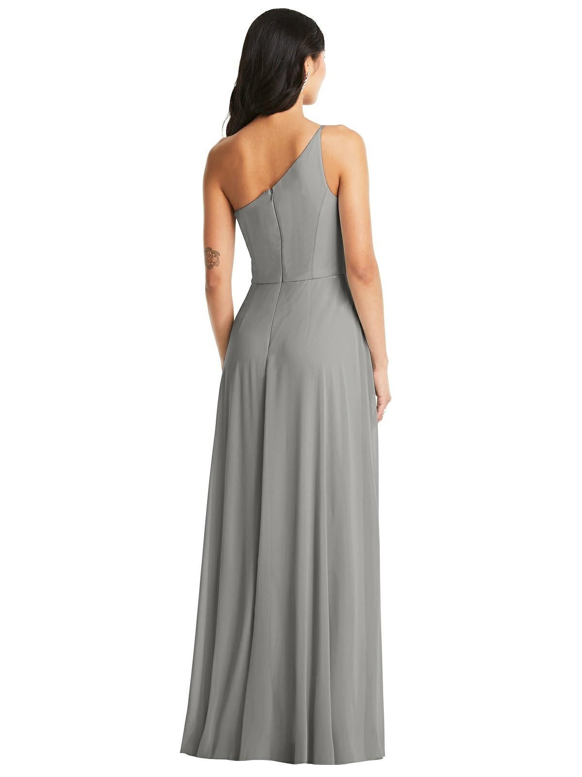 Dessy Collection Dress BB130 in Chelsea Gray...Chelsea Gray...Size 6