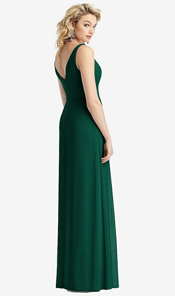 After Six 1519...Sleeveless Pleated Skirt Maxi Dress....Hunter Green...Sz 4