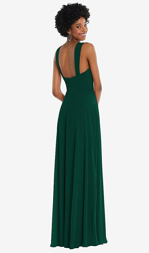 After Six 1558...Contoured Wide Strap Sweetheart Maxi Dress....Hunter...Size 2