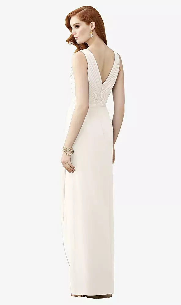 Thread TH030...Sleeveless Draped Faux Wrap Maxi Dress...Ivory...Size 4