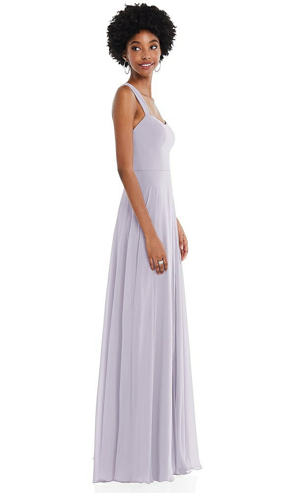 After Six 1558...Contoured Wide Strap Sweetheart Maxi Dress...Moondance...Sz 6