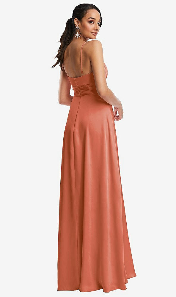 Thread TH117...Triangle Cutout Bodice Maxi Dress....Terracotta Copper..Size 2 L