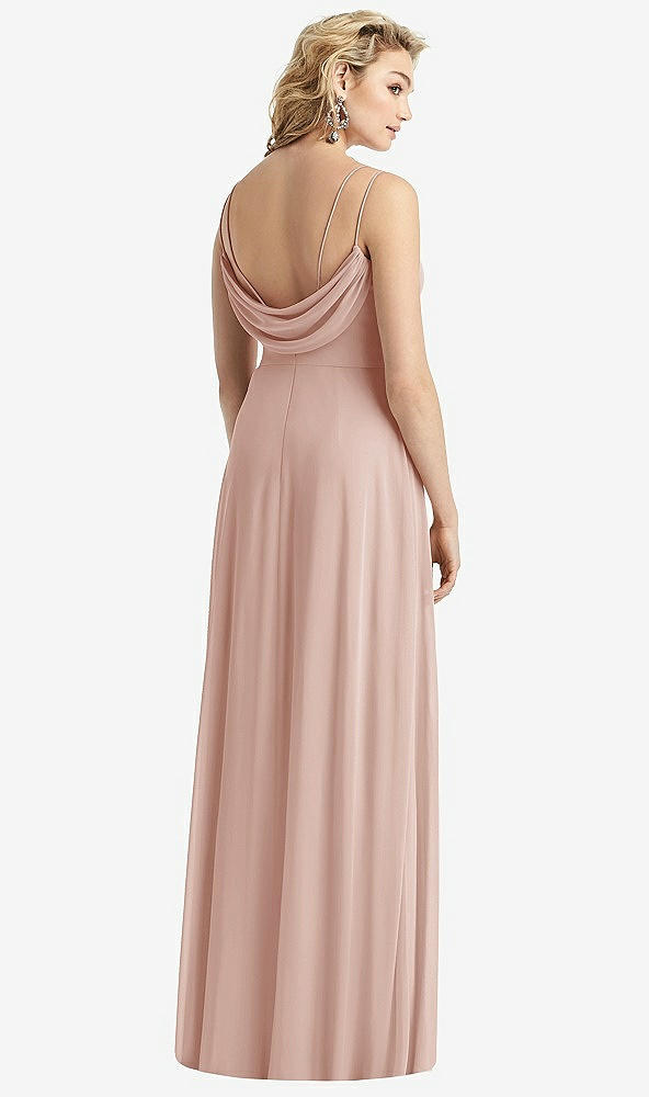 After Six 1520..Cowl-Back Double Strap Maxi Dress.....