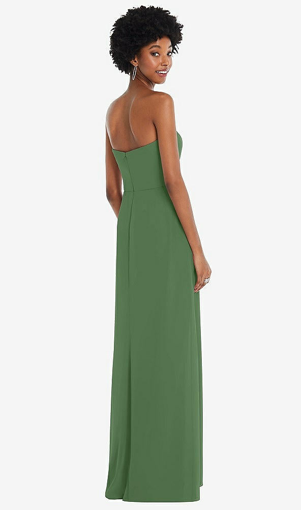 After Six 1563...Strapless Sweetheart Maxi Dress....Vineyard Green...Size 16