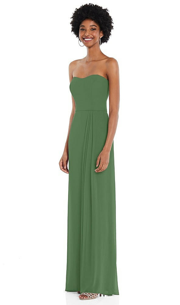 After Six 1563...Strapless Sweetheart Maxi Dress....Vineyard Green...Size 16